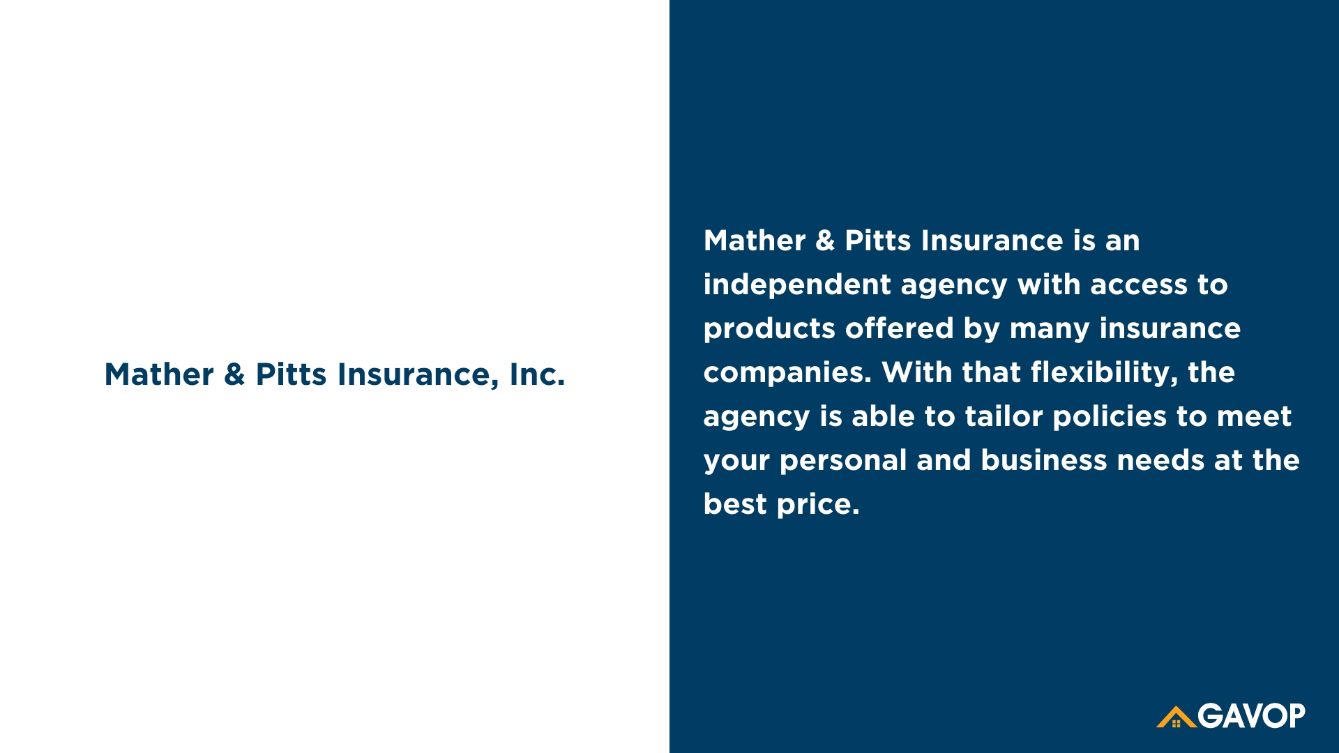 Mather & Pitts Insurance, Inc.